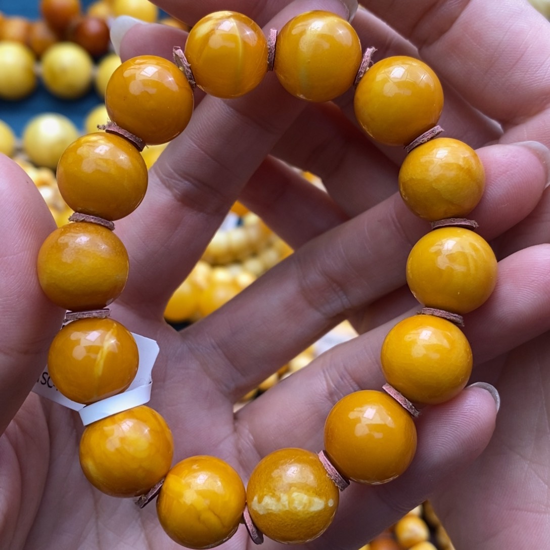 琥珀手链未镶嵌13加