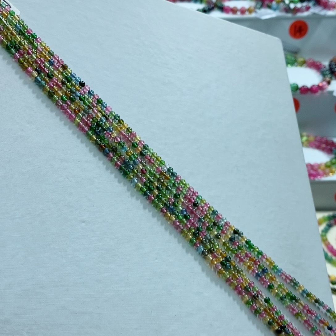 碧玺手链未镶嵌多样性发一条