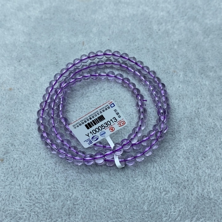 水晶手链未镶嵌紫水3圈