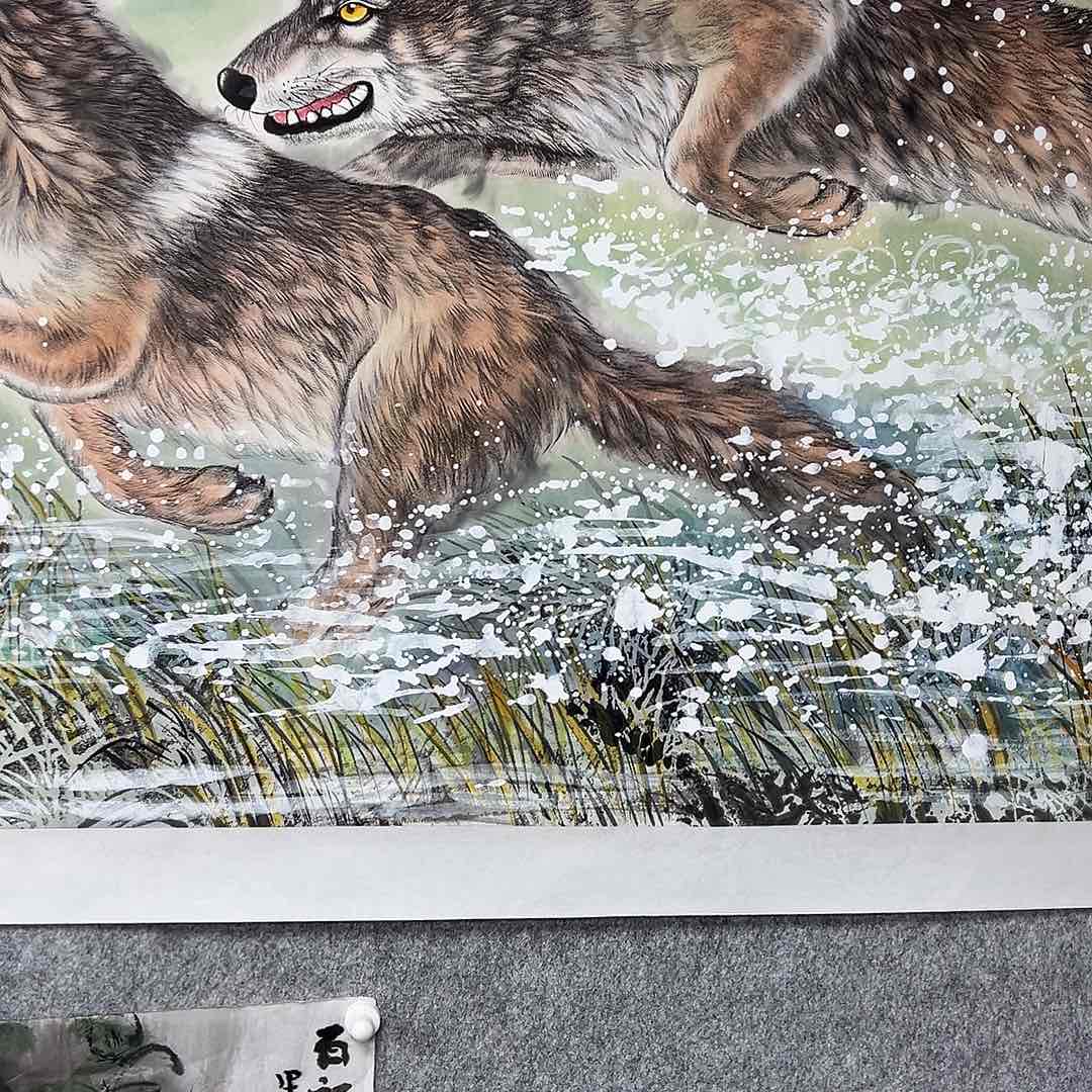 绘画余**语韩江书画左进伟