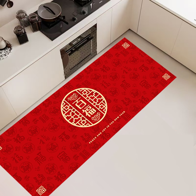升级加厚百福60*160厘米厨房卧室床边防滑吸水地垫好搭理门垫