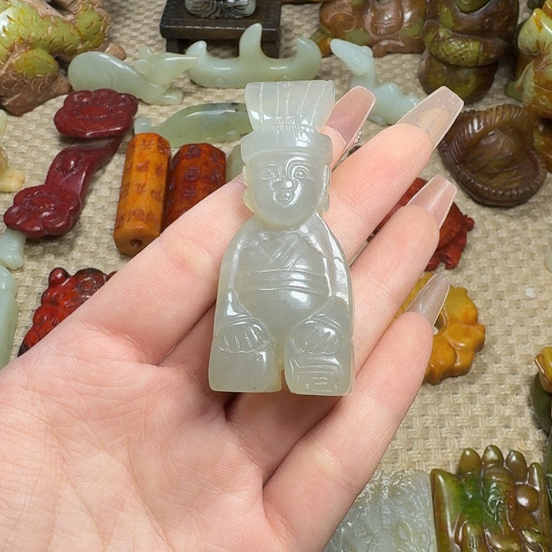 白玉菩提吊坠挂件