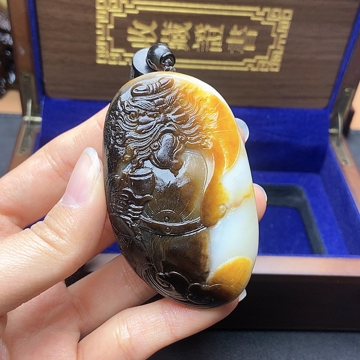 和田玉挂件未镶嵌N