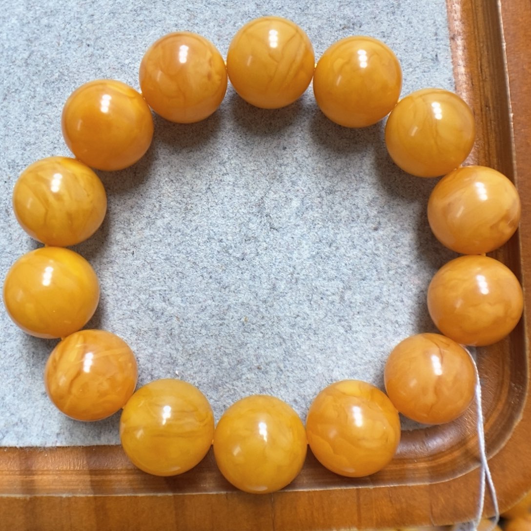 蜜蜡手串未镶嵌蜜蜡手串