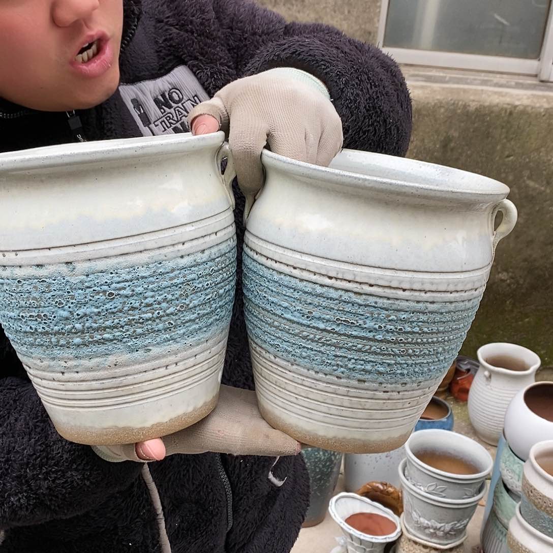 紫砂花盆正品口18高22