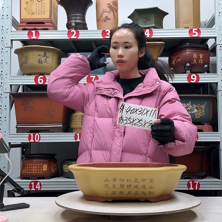 紫砂花盆紫砂花盆