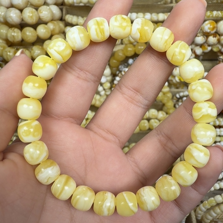 琥珀未镶嵌手绳8.5m