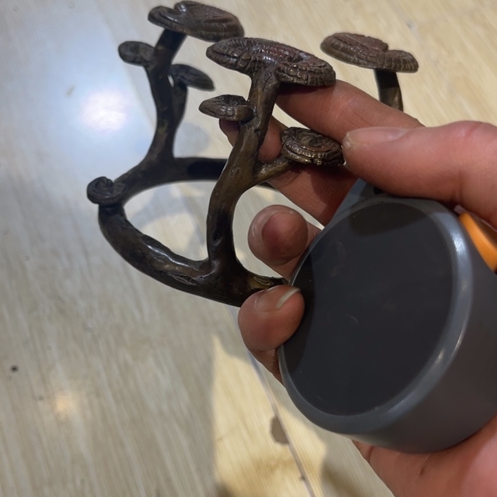 嗨***！铜中古工艺品摆件