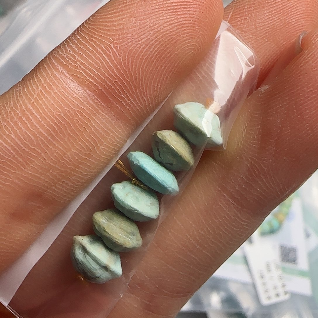 绿松石珠宝半成品未镶嵌