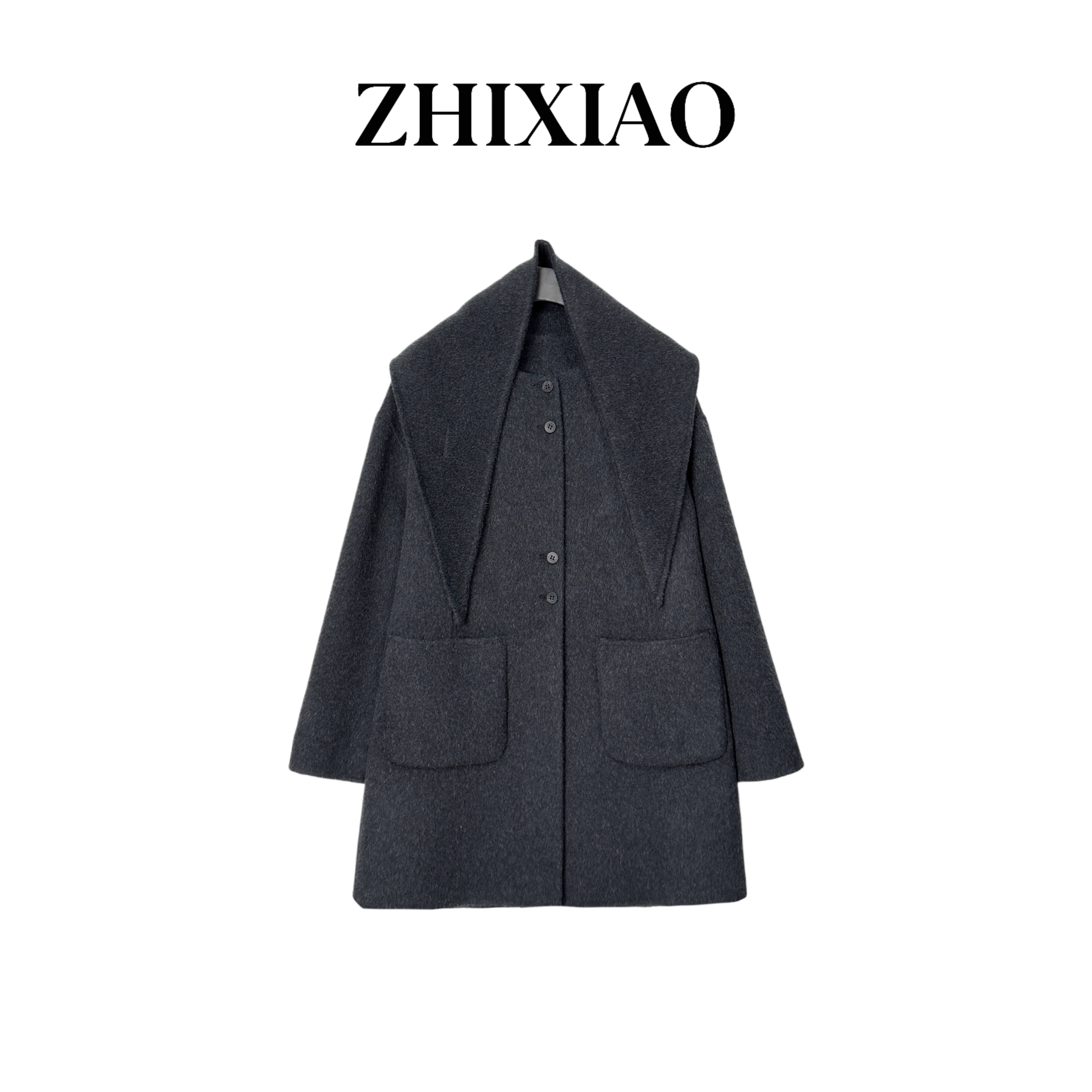 【ZHIXIAO】秋冬新款：苏丽双面毛呢大衣TR1177