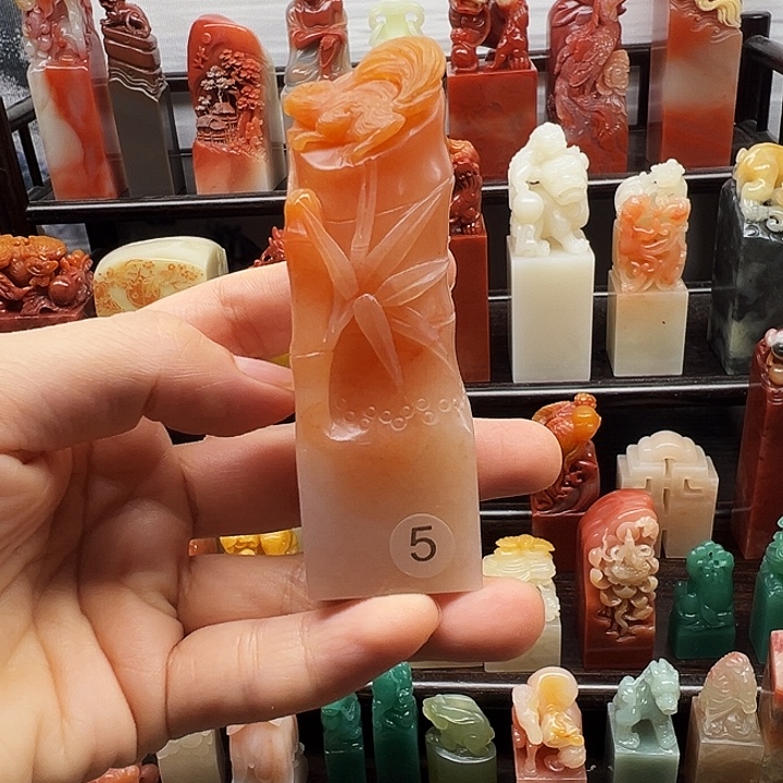 寿山石印石寿山石手工雕刻