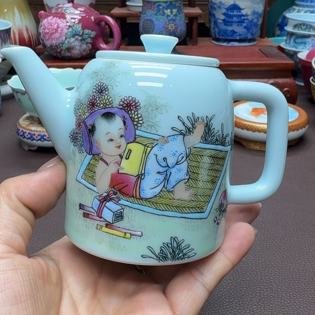 瓷片景德镇仿古手工制作精品展示