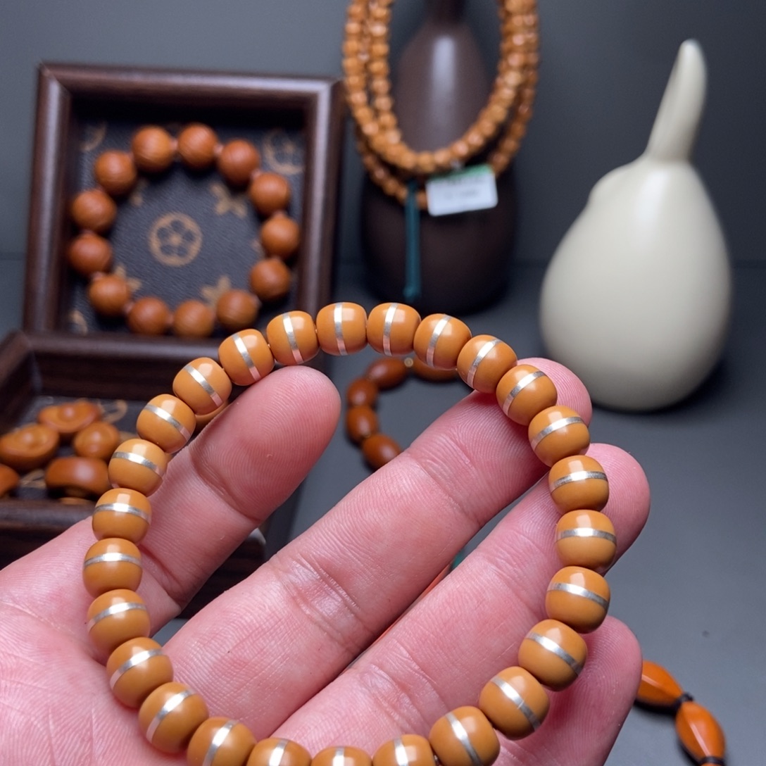 橄榄核手串/手链核银0.85