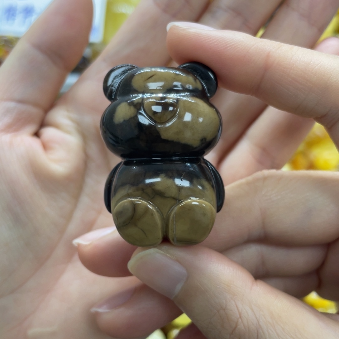 琥珀未镶嵌裸石天然琥珀根珀熊