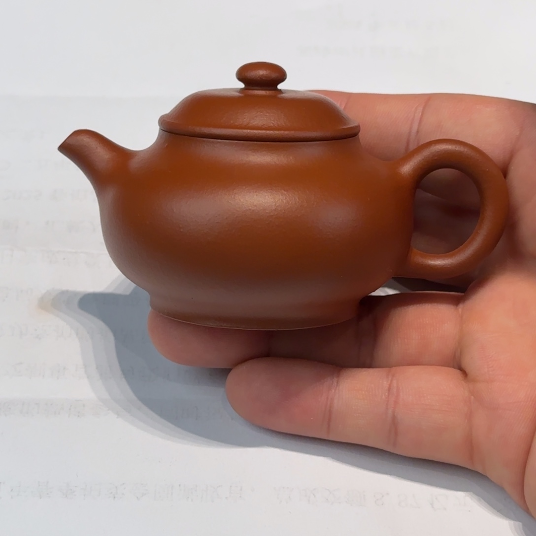 茶壶紫砂中潘壶朱泥