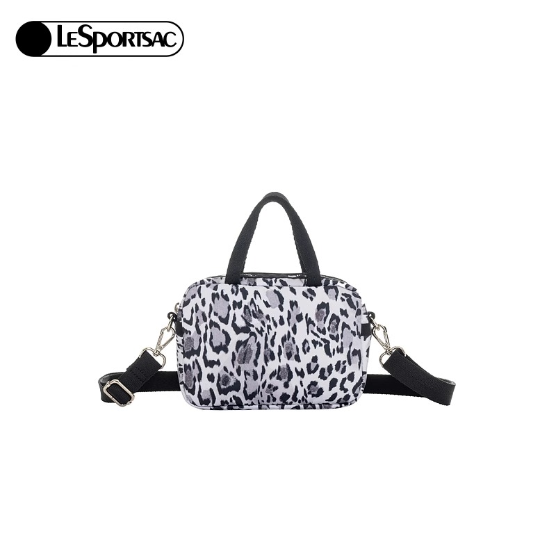 LeSportsac乐播诗新款CLASSIC系列时髦豹纹质感随性手提包斜挎包