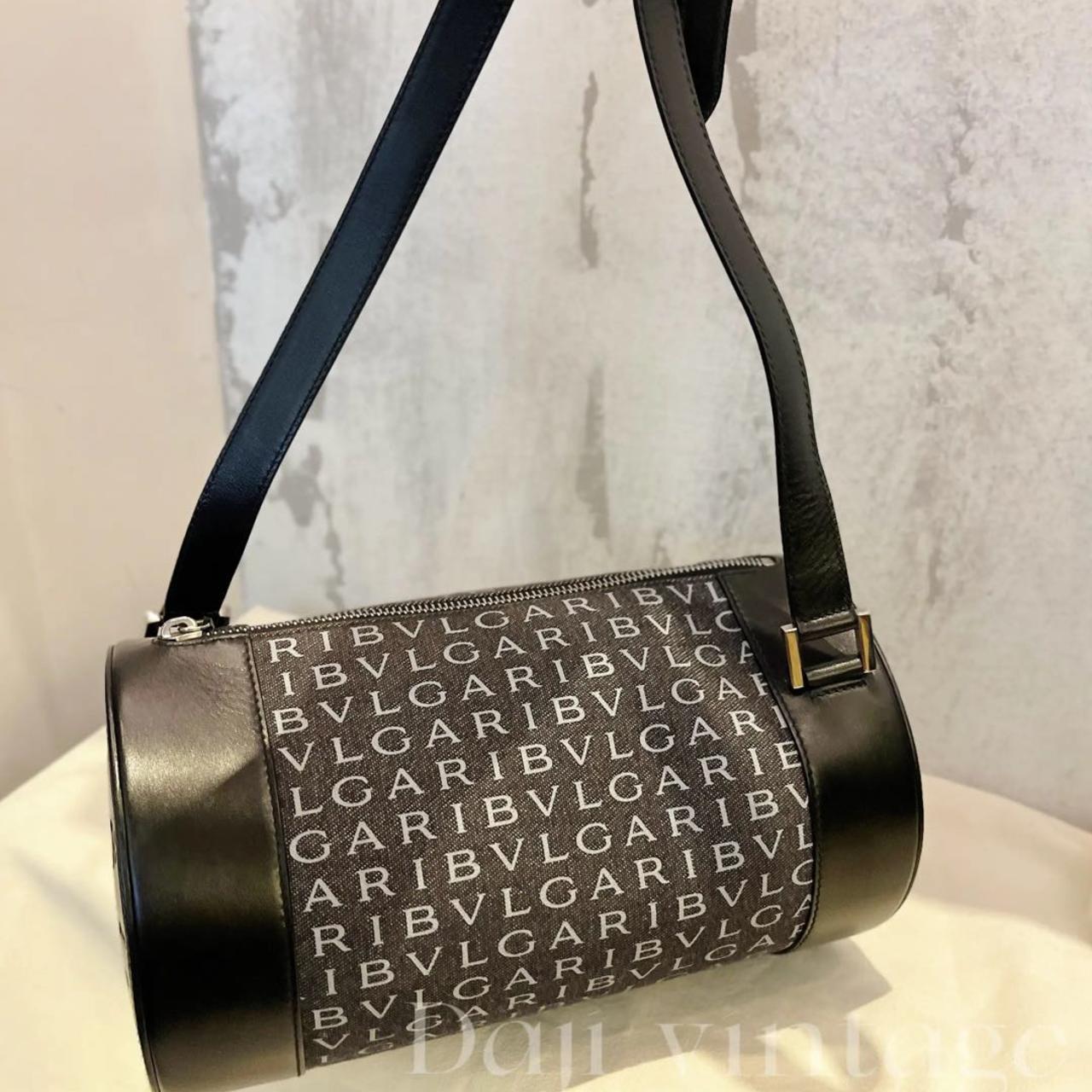 95新 BVLGARI/宝格丽 大吉中古/宝格丽圆筒斜挎包