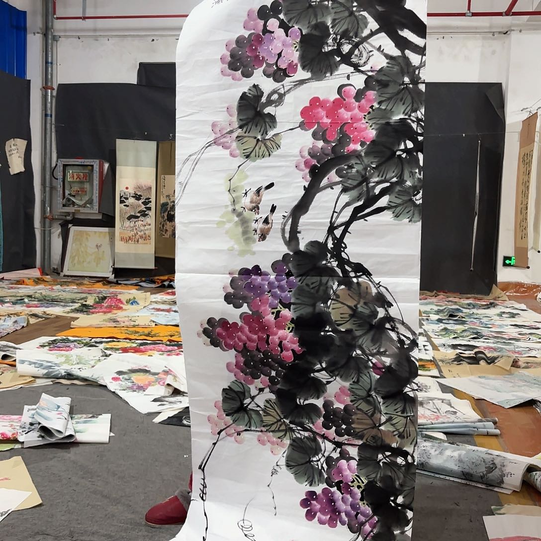 国画国画作品画心一张