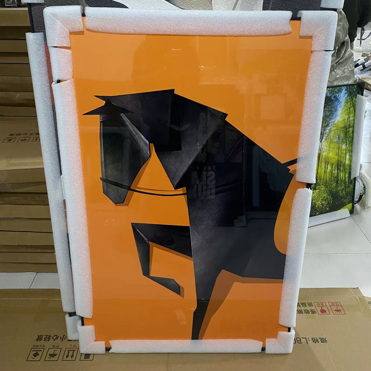 抽象风格专用栏挂画餐厅斗柜