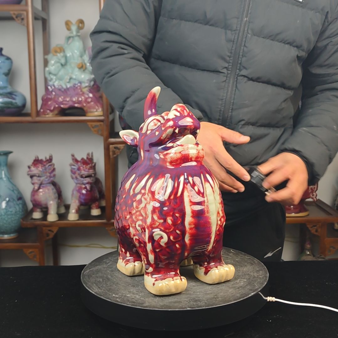 摆件神后镇钧瓷摆件