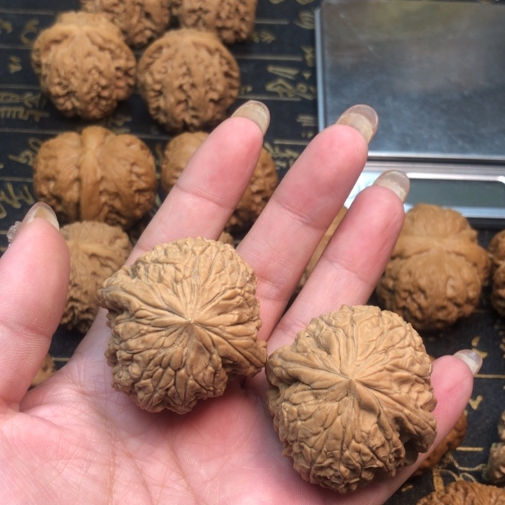 桃核把件火*暴雪。