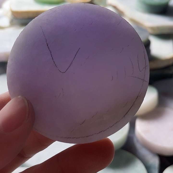 翡翠挂件未镶嵌毛料89