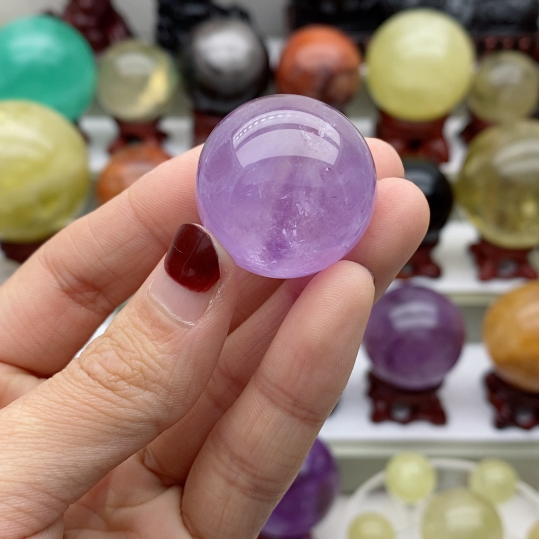 黄晶珠宝半成品未镶嵌水晶14号