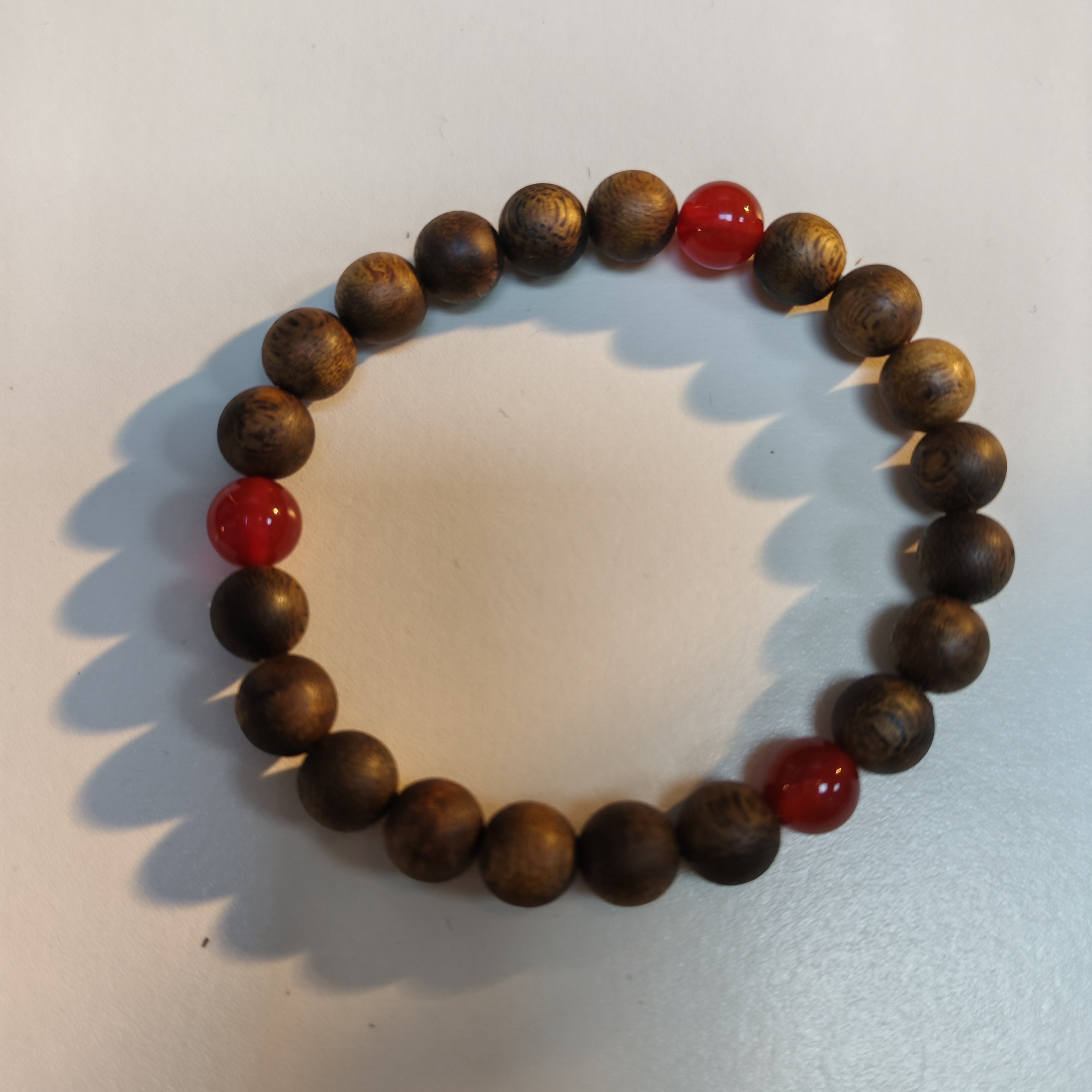 沉香沉香手串8mm天然老料饰单圈设计款