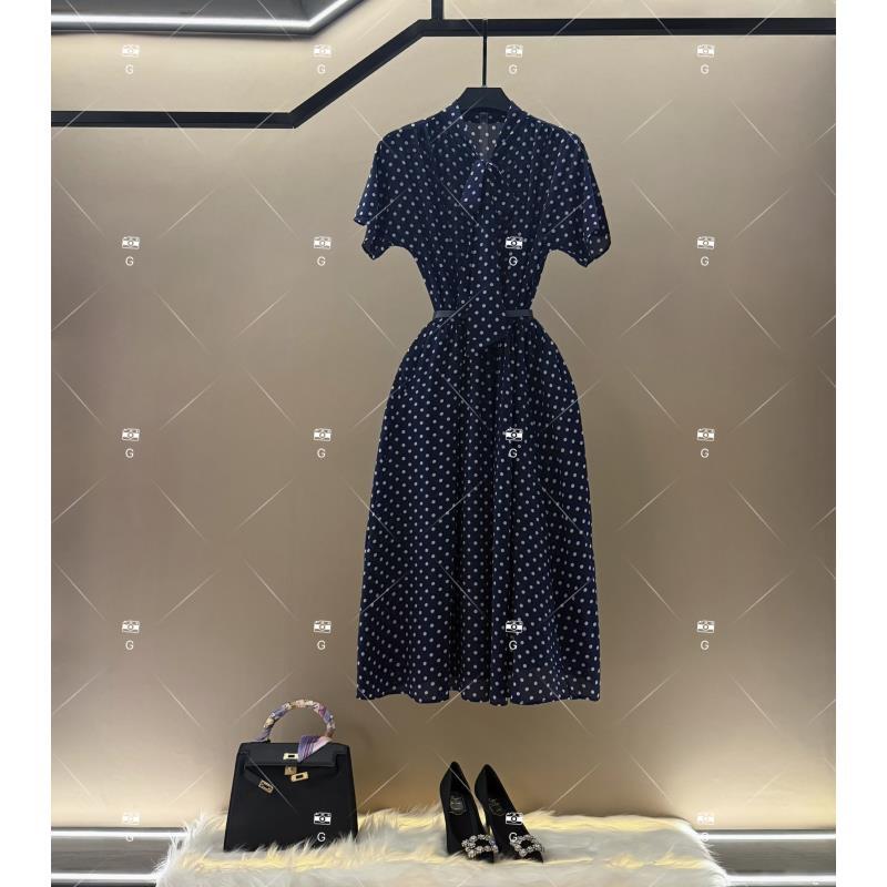 【玲】春夏优雅显瘦气质百搭时尚夏季连衣裙 GS-57275