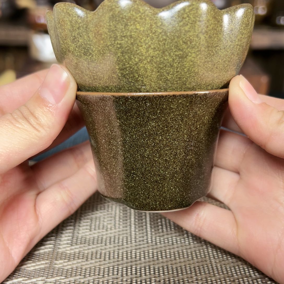 微瑕 原矿 茶漏茶叶末色