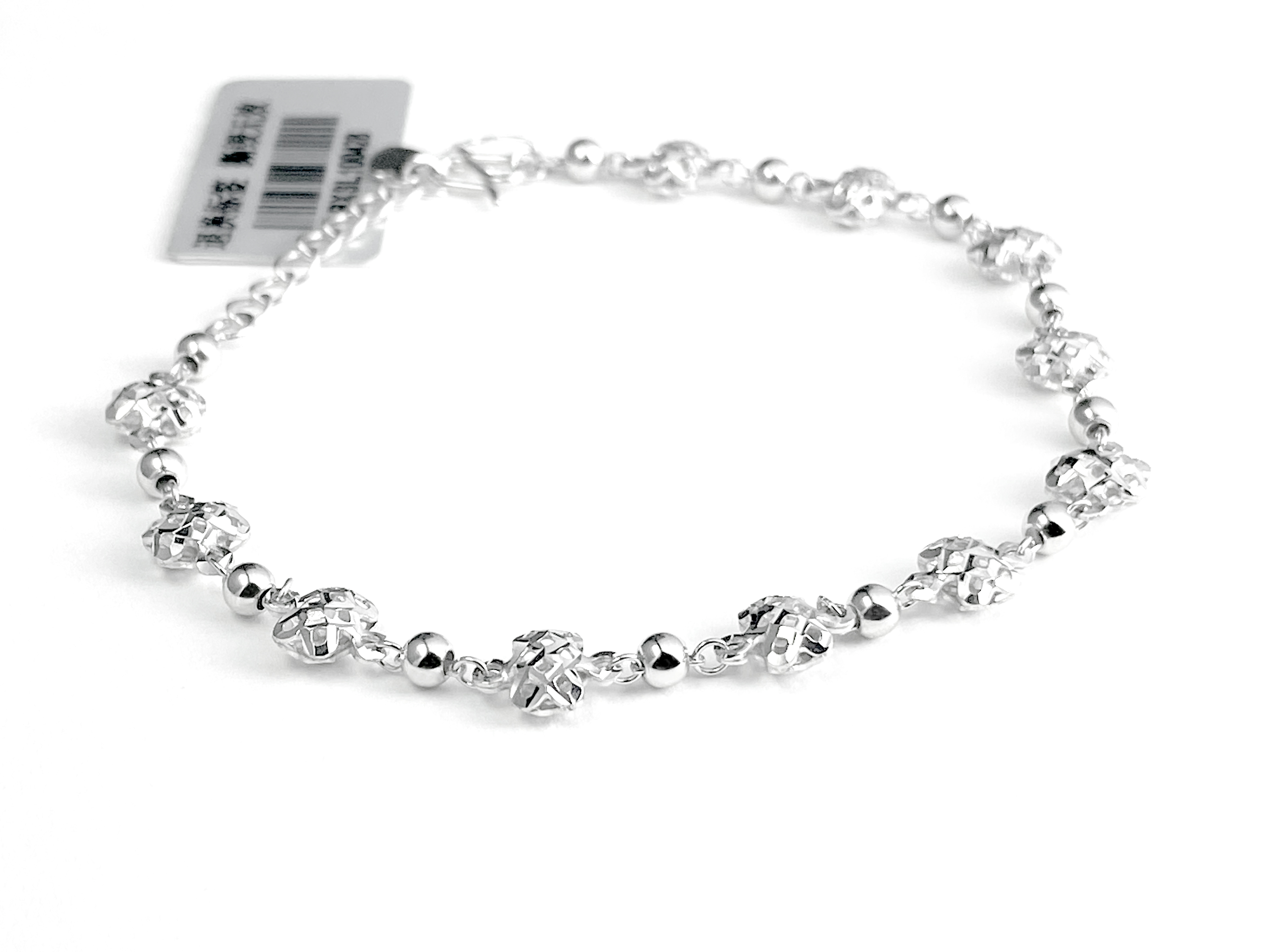 铂星珠宝Pt950中国结间圆珠手链精致百搭时尚中国风经典时尚