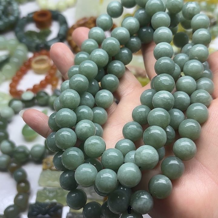 蛇纹石玉未镶嵌手串