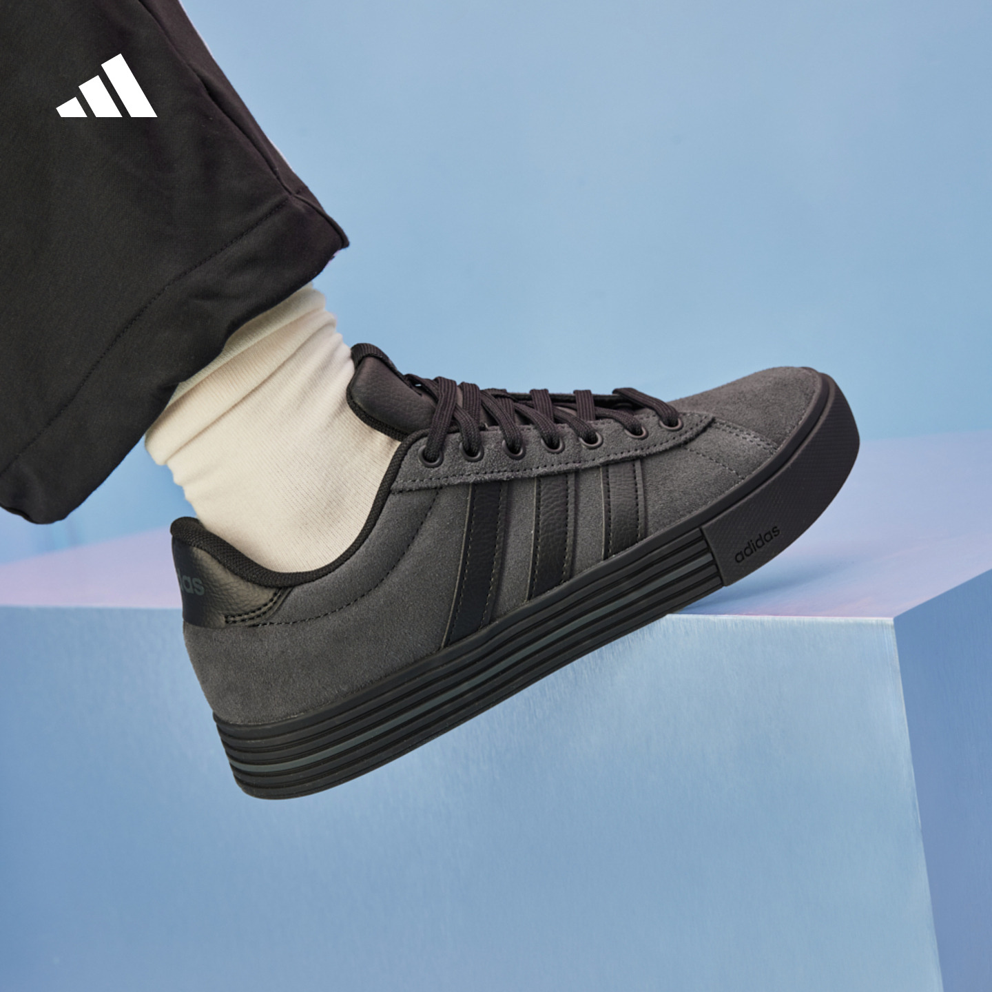 阿迪达斯官方 DAILY 4.0复古百搭休闲板鞋男女款 adidas JI4355