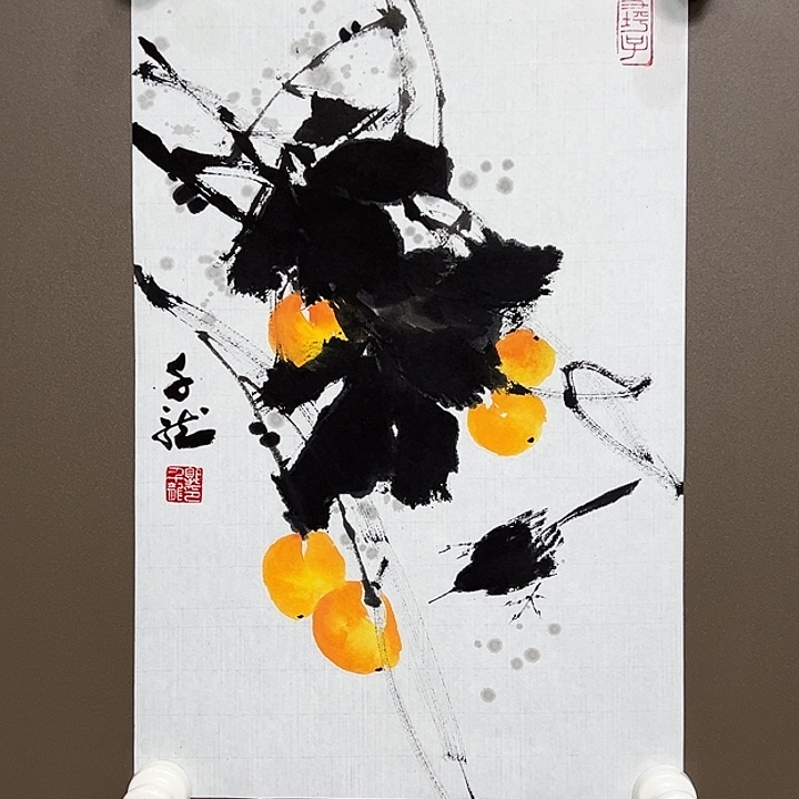 国画郭千龙   手绘原创