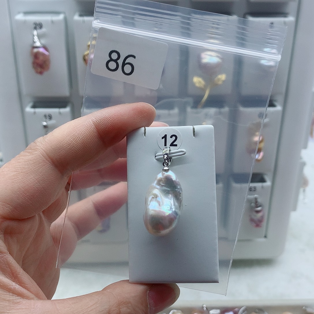 吊坠(不含链)合金淡水珍珠