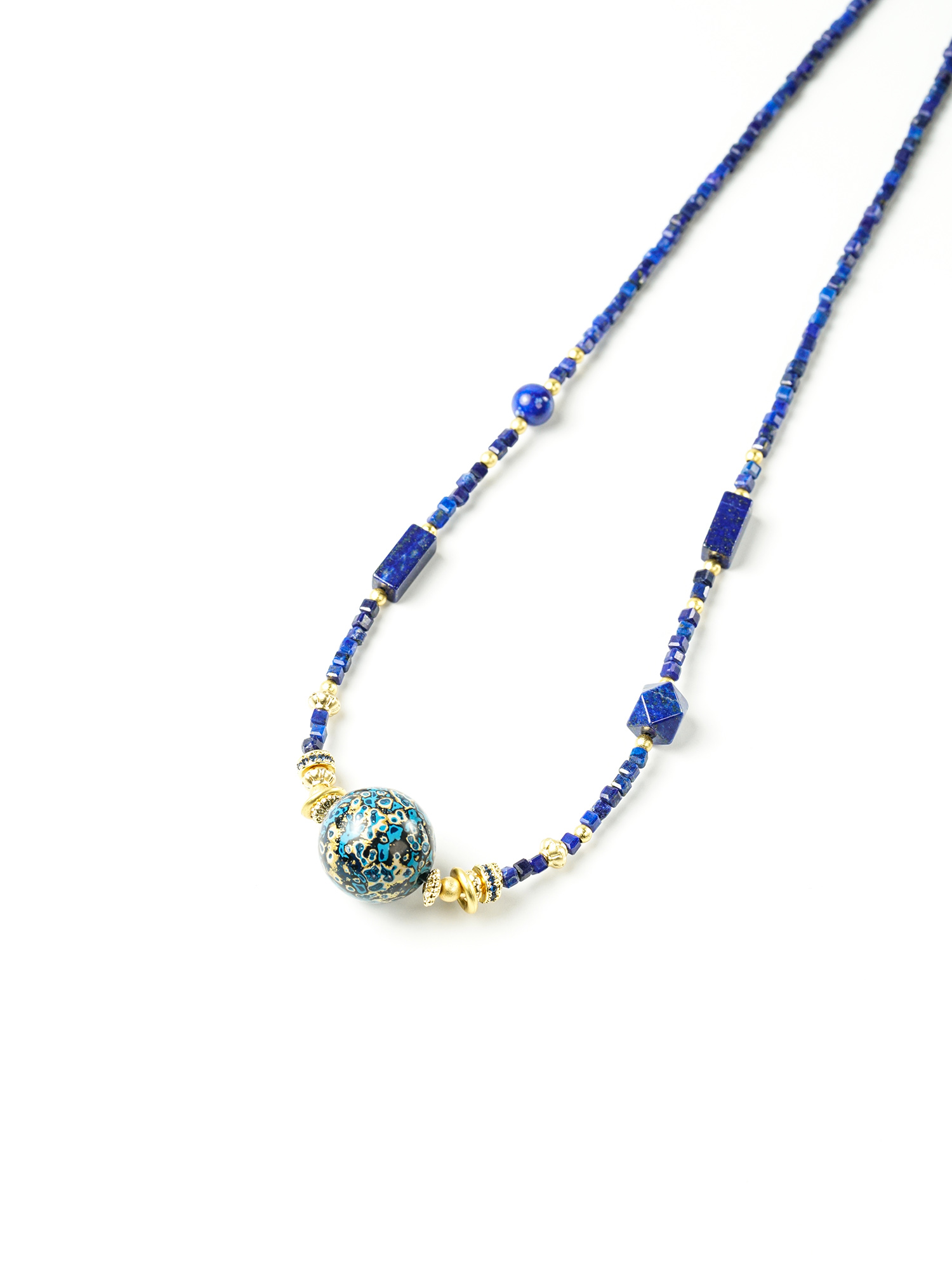 【生日专属】青金石大金项链 约18.8g 多样性发货发其一 LUZY-06