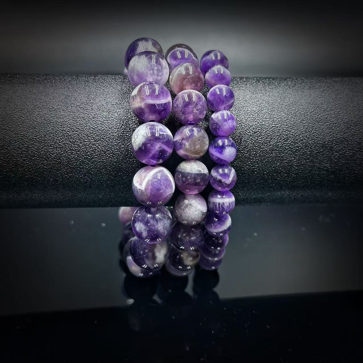 【缪老师严选】SJ0801 梦幻紫 水晶手链 多样性发其一