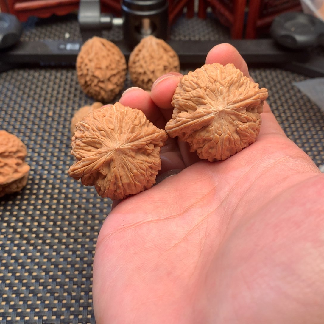 文玩核桃把件磨盘42