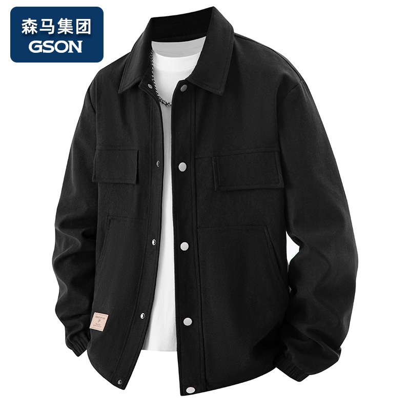品牌优选GSON春季工装夹克外套男女2025春秋季薄款休闲宽松上衣服