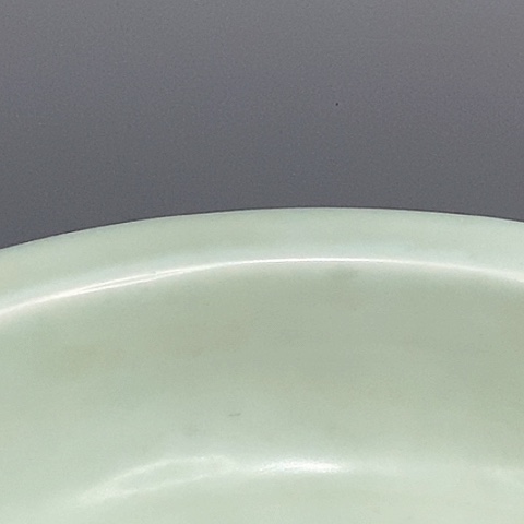 摆件源*龙泉窑笔洗造型独特