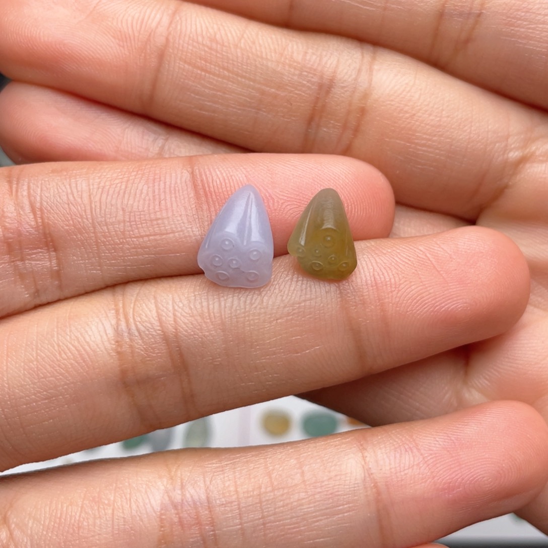 定制翡翠未镶嵌毛货