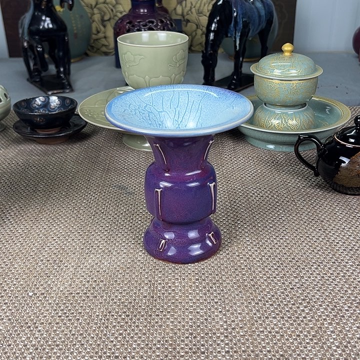 瓷片瓷器摆件正能量摆件