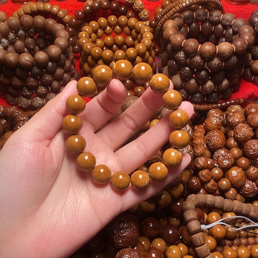 簡***單紫金鼠手串微瑕福利圆珠光珠