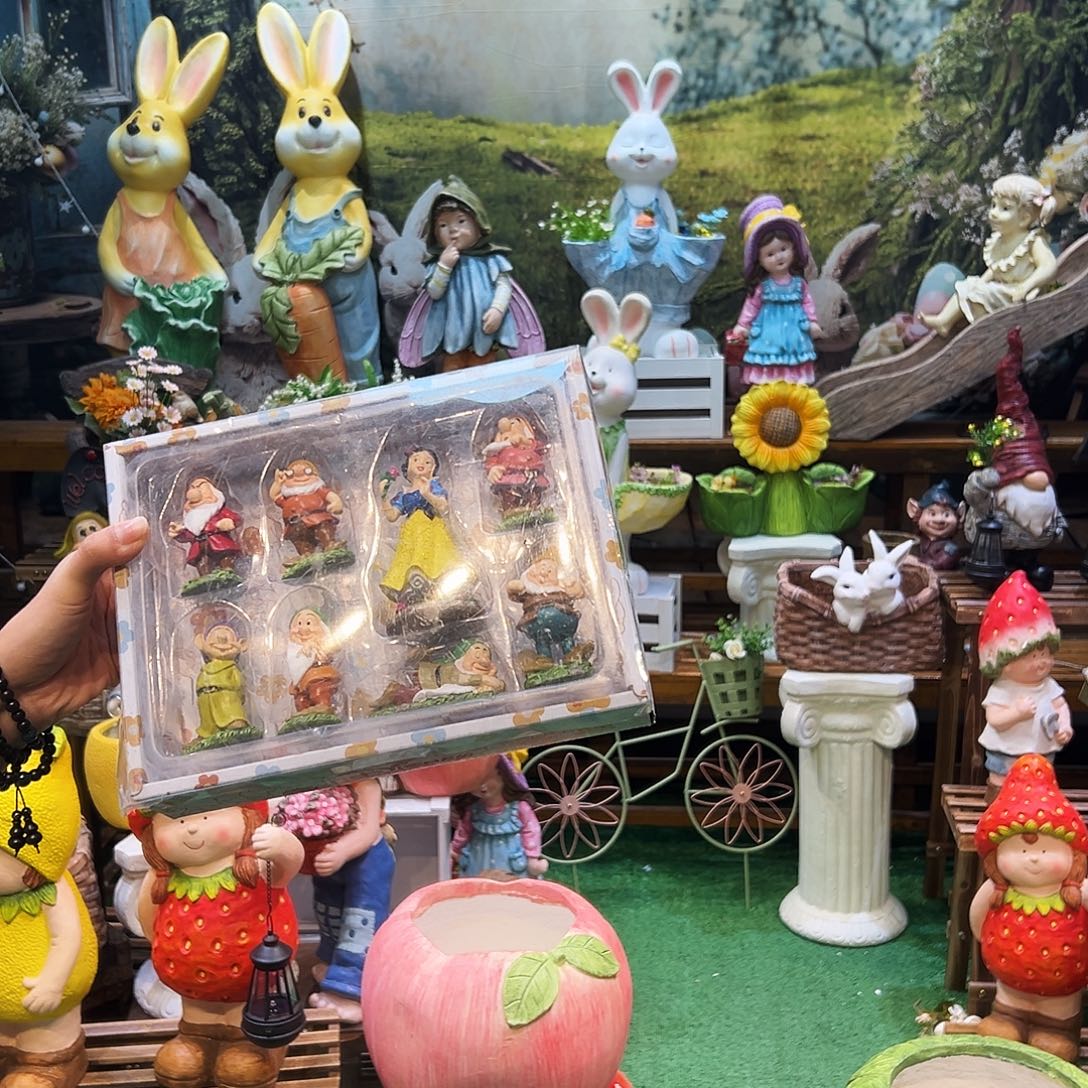 花园摆件红红火火