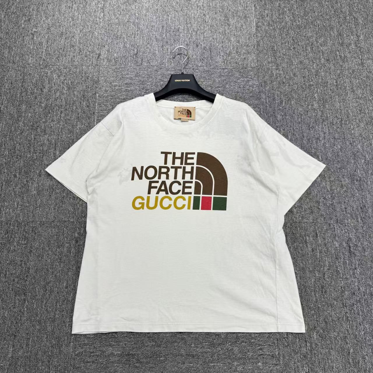 90新 GUCCI/古驰 TNF联名短袖/xs码/19824