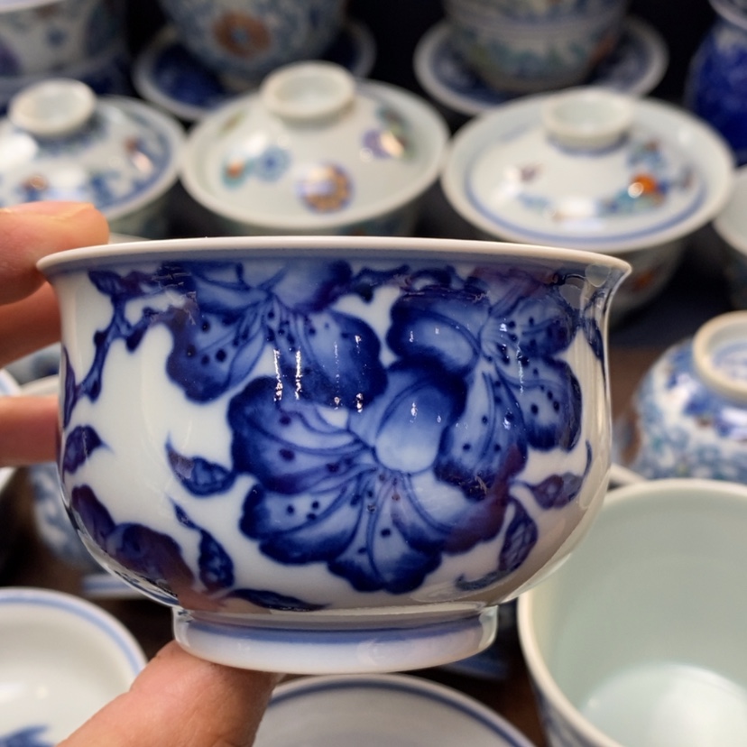 【闪购商品】景德镇青花主人杯