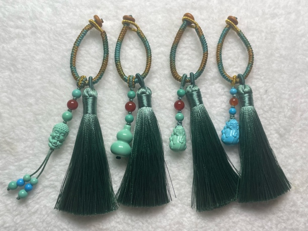 湖北十堰产地直销高瓷精品钥匙扣挂件