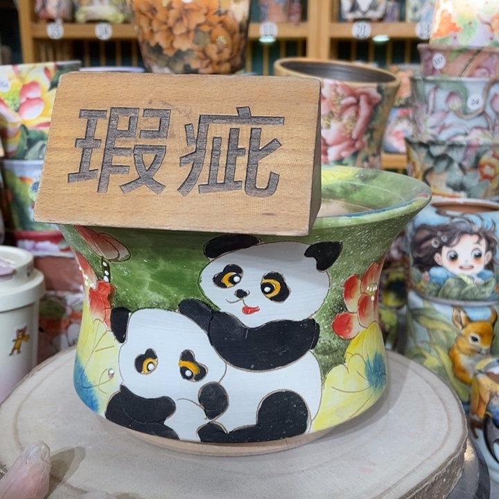 红陶景德镇艺术手绘作品