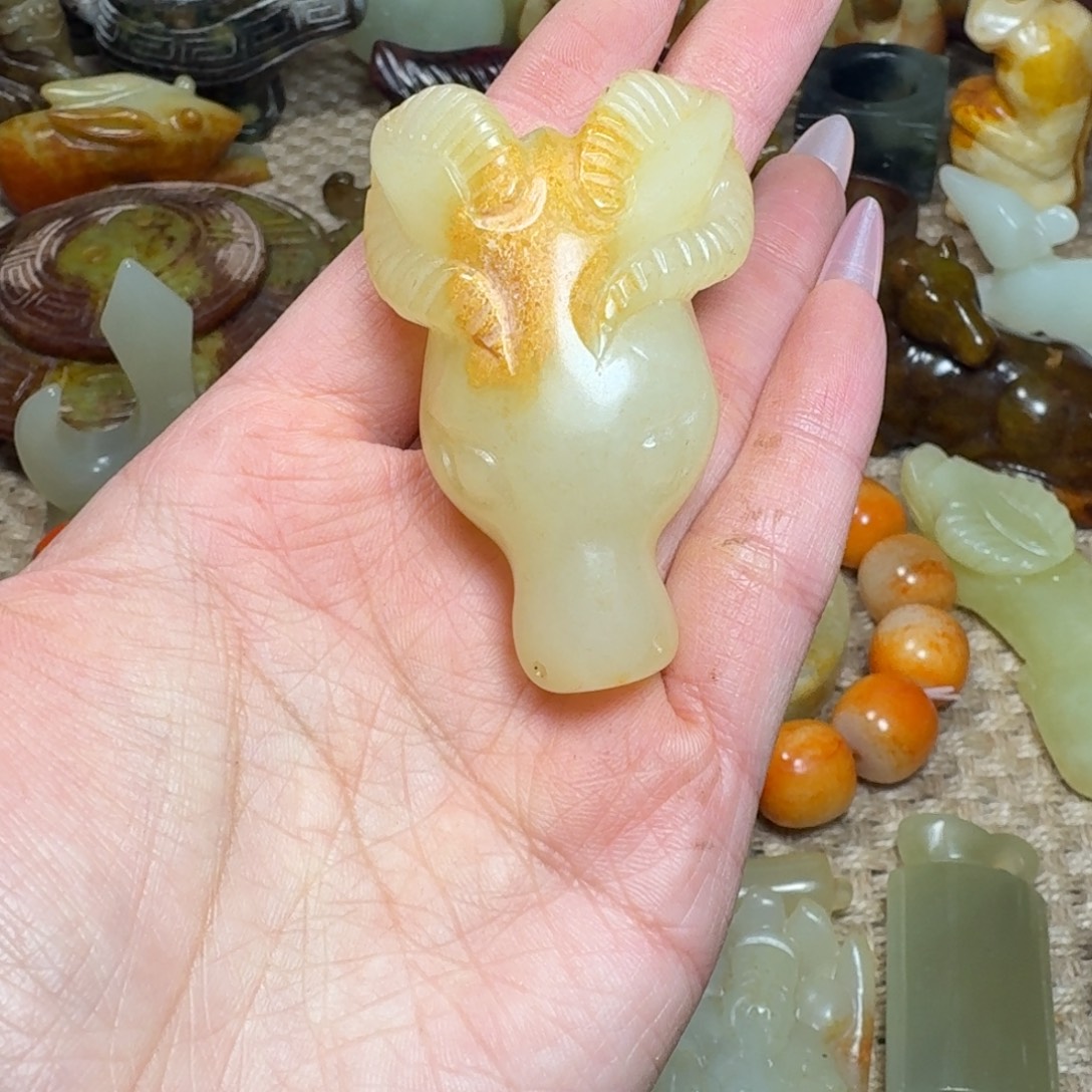 白玉菩提吊坠挂件