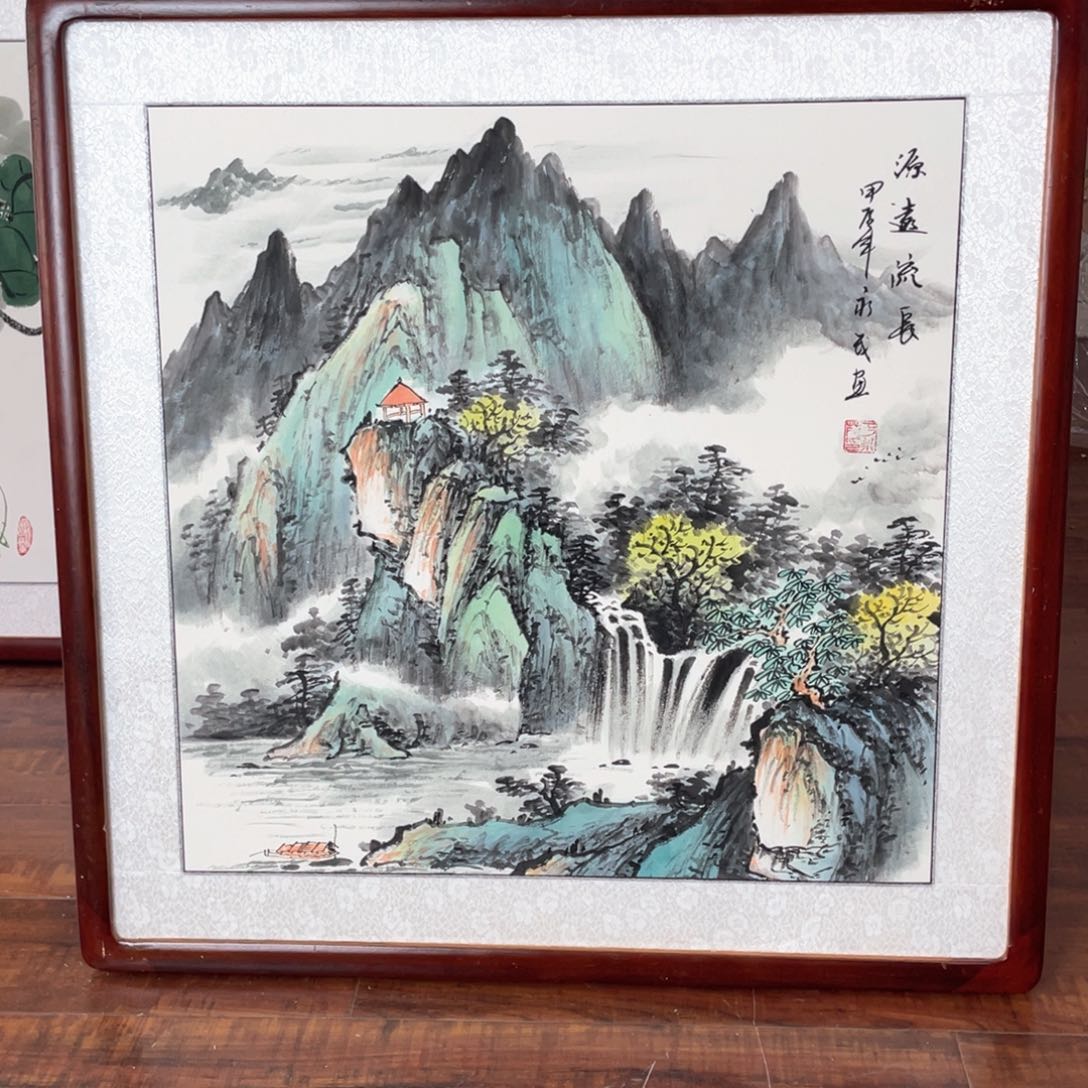 国画带框尺寸63*63厘米